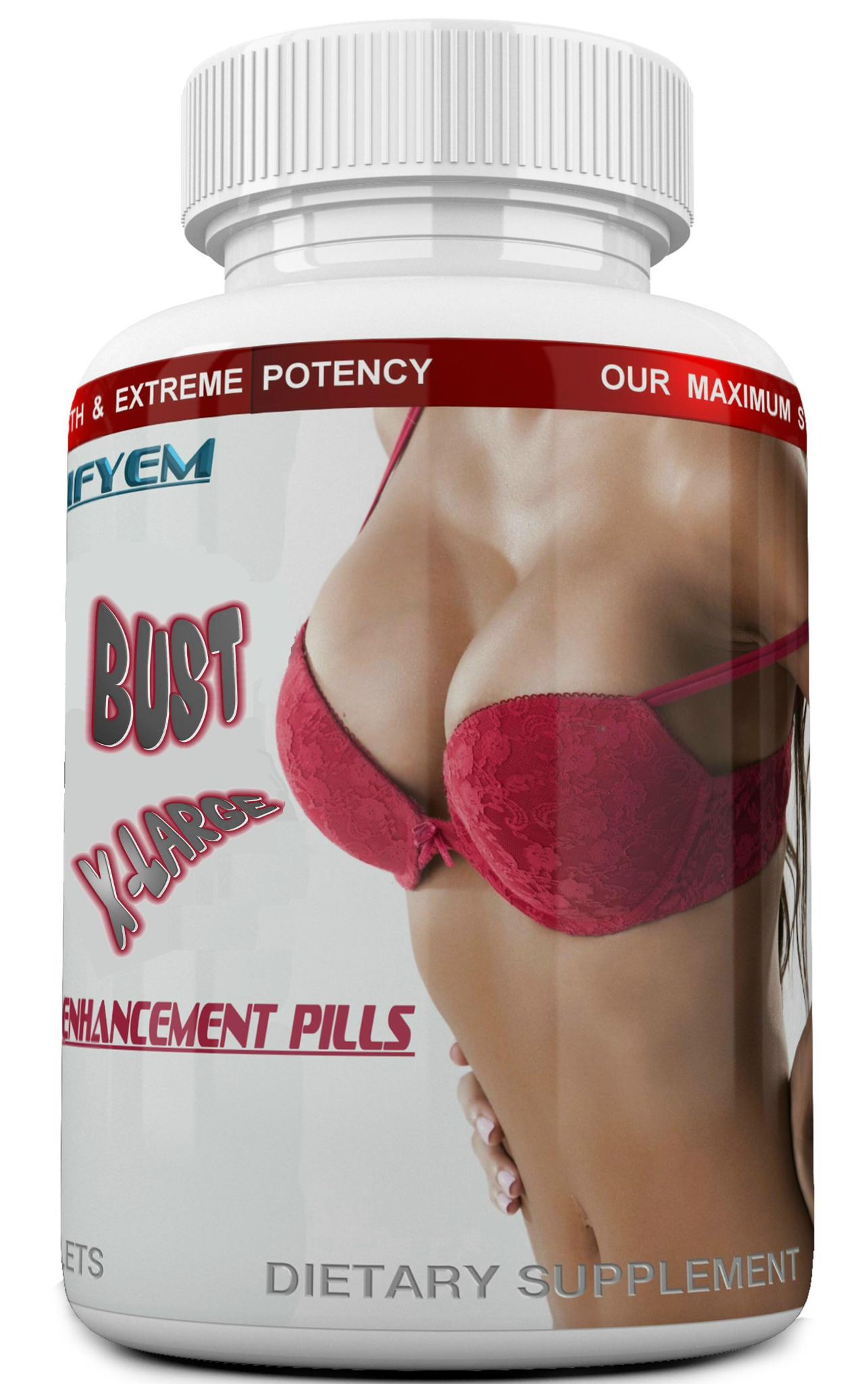 BUST XL dietary supplement bottle